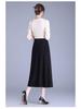 2026 Spring Starry Sky High-Waisted A-Line Midi Skirt for Women