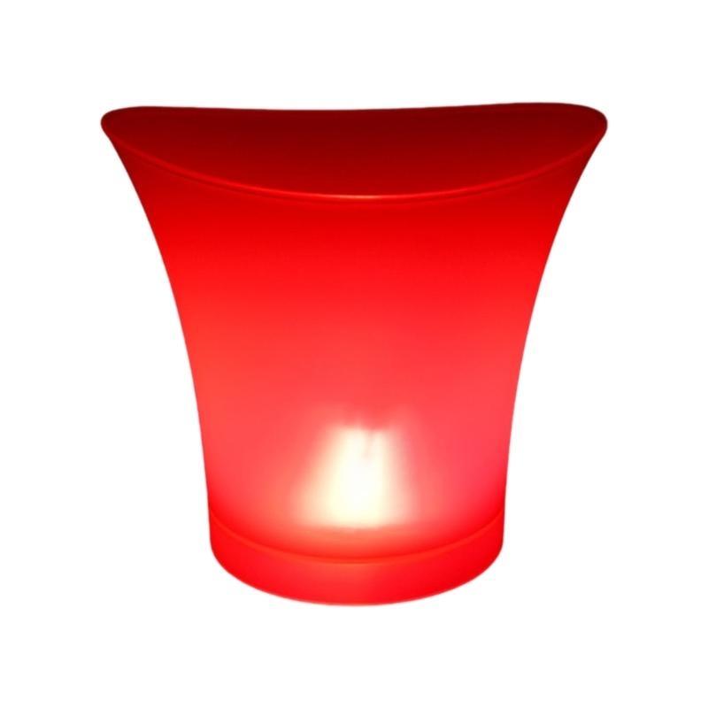 LED Glowing Ice Buckets Bar Nightclub Light Up Champagne Beer Bucket