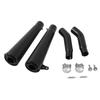 Motorcycle Exhaust Pipe Kit Mid Tail Full System Replacement for Suzuki GSXR1300 2008‑2018Black