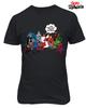 Jesus With Heroes Funny Graphic Tee, Christian Humor Saved the World T-Shirt