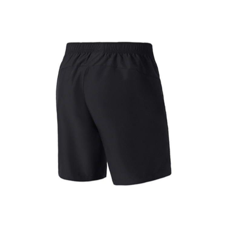 Li Ning Training Series Solid Color Elastic Breathable Cool Feel Five-Point Sports Shorts Men Shorts Black AKSR553-2