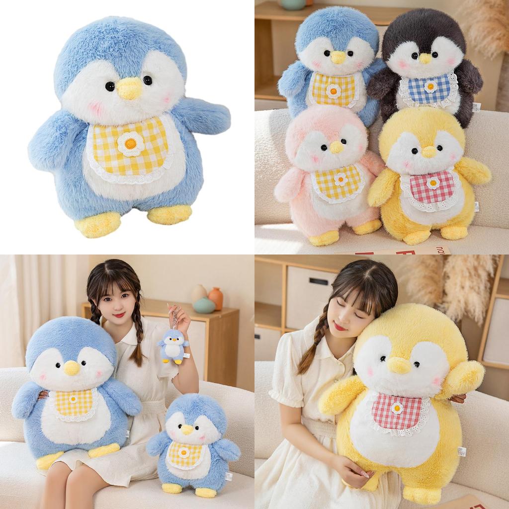 Cute Penguin Cub Plush Toy Fluffy Stuffed Animal For Valentine's Day Gift Best Friend Gift And Sister