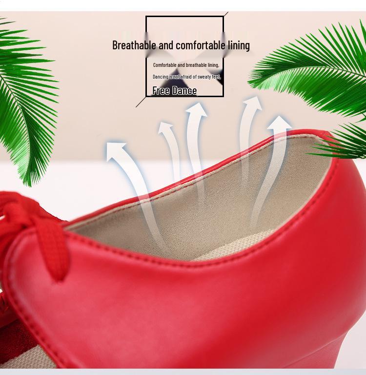 Women's 2025 Low-Top Latin Dance Shoes – Soft Sole, Shallow Mouth, Modern Style