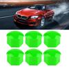 20pcs 19mm Car Wheel Nut Caps Auto Hub Screw Cover Bolt Rims Exterior Protection (Green)