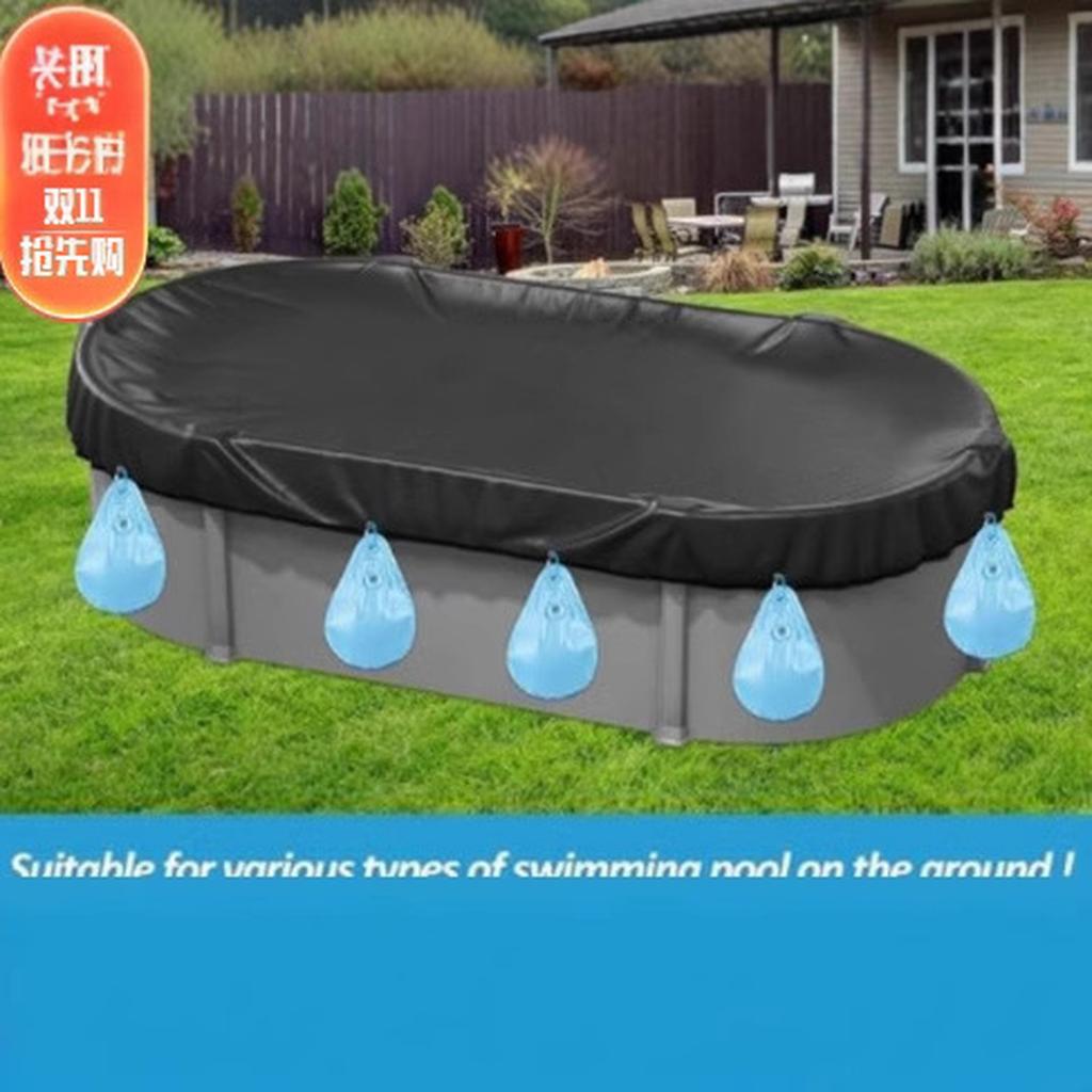 PVC Pool Water Bag Drop-Shaped Weight Bag Winter Pool Cover Holding Bag