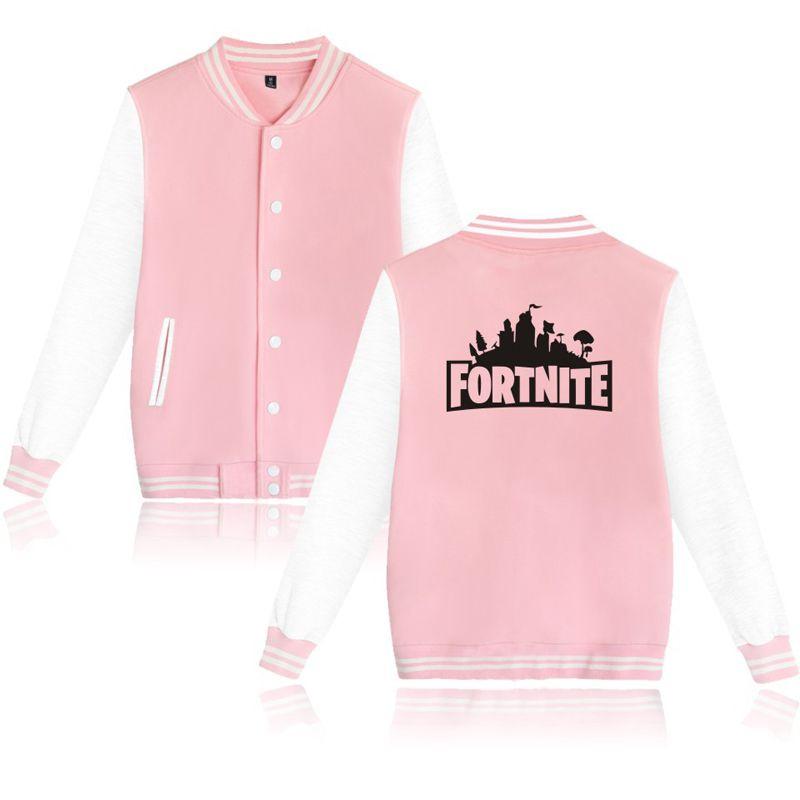 Plus Menwomen Autumn Size Buttons Sweatshirt Fortnite Fashion Jackets Baseball