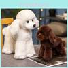 Plush Poodle Toy Dog Stuffed Animal Doll For Children Bedroom Decoration Gift