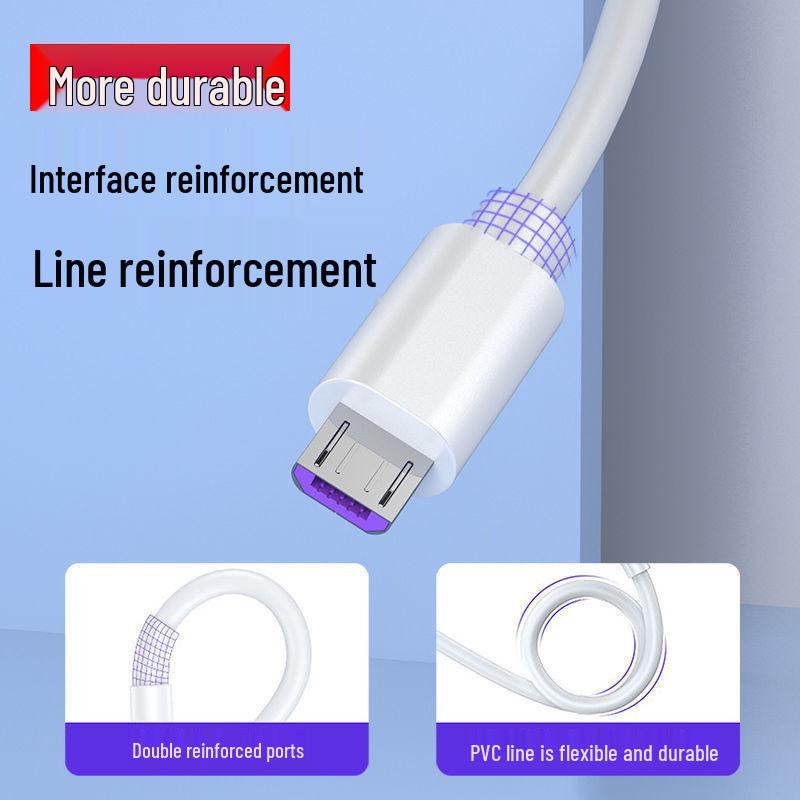 5A Fast Charging Micro USB Cable for Huawei, Vivo, Oppo, Samsung, and Meizu Phones