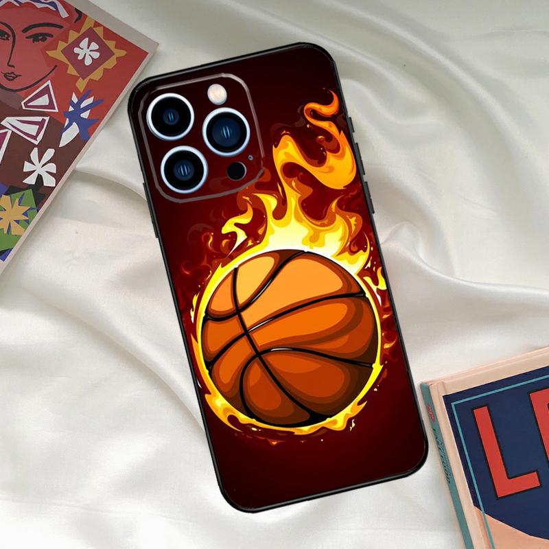 Basketball Basket Phone Case For iPhone 16 15 14 13 12 11 17 Pro Max 15 16 Plus 12 Mini 16e 17 Air Funda Cover