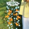 Koi Butterfly Wind Chimes Material Kit Home Decor Accessories Hanging Ornaments  Courtyard