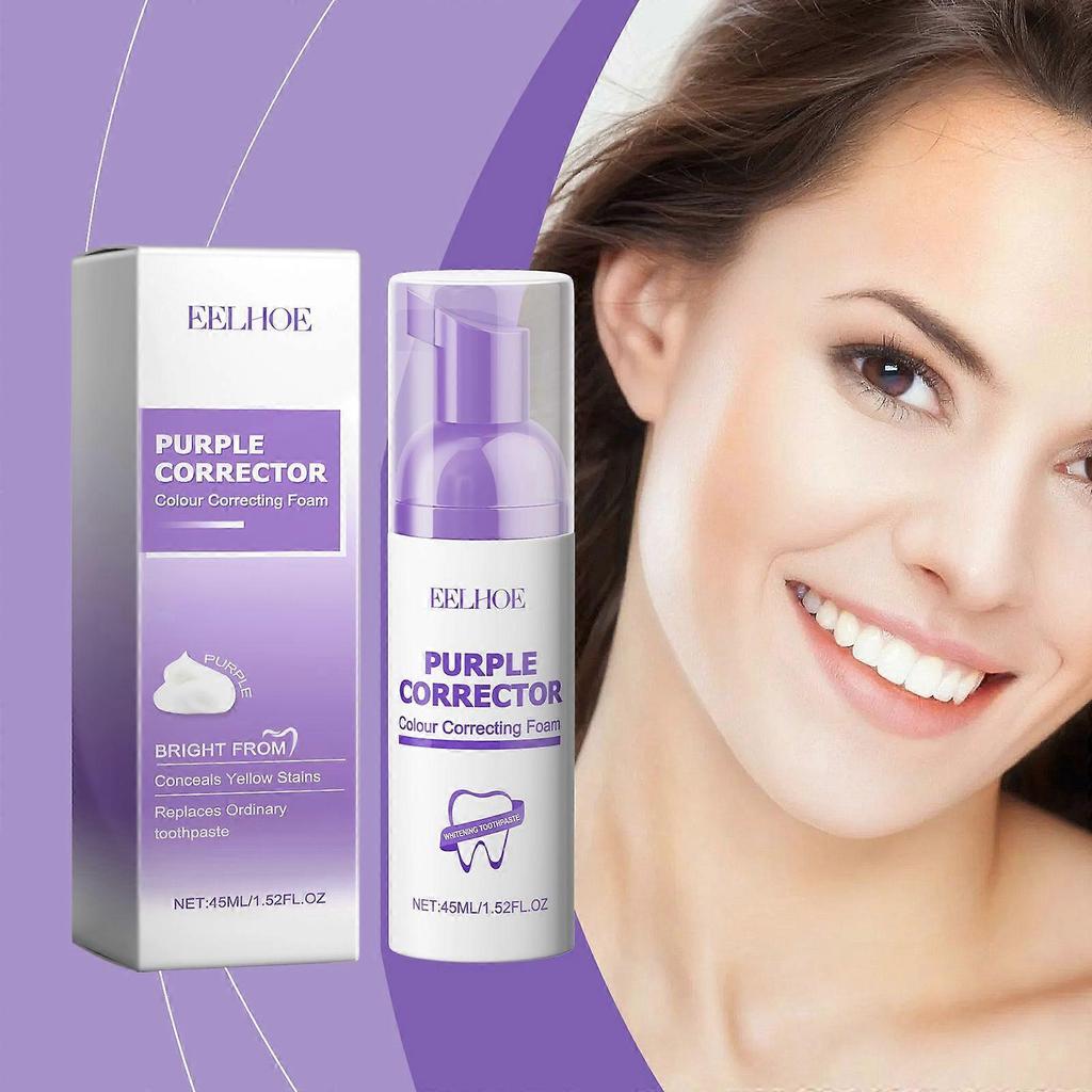 Limited time!!Eelhoe Tinting Teeth Mousse Cleans Teeth, Cares For Stains, Yellow Smoke, And Unpleasant Odors. Tooth Tinting Mousse