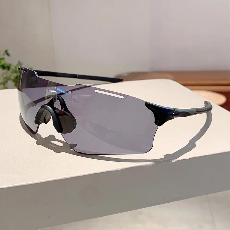 Rimless Women Sunglasses Outdoor Driving Men Coating Sun Glasses Wrapped Shades For Cycling Hiking Eil Homme