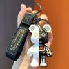 Mechanical Bear Keychain Personalized Men'S Car Key Chain Cartoon Three-Dimensional Doll Creative Fashion Bag Pendant