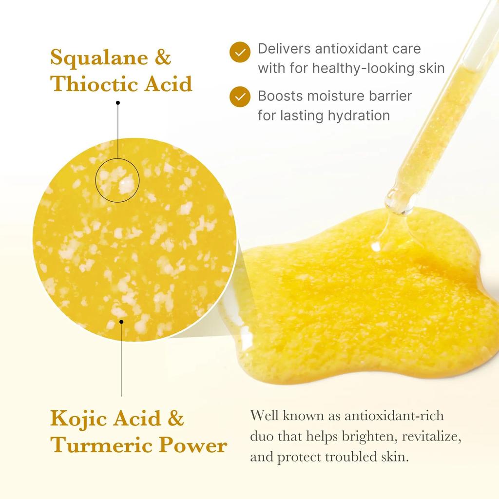 [medicube] Kojic Acid Turmeric Serum for Face & Body | For Uneven Skin Tone & Texture | Niacinamide, Glycolic Acid for Clear Glass Skin