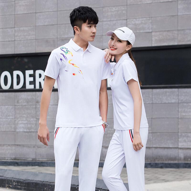 Unisex Quick-Dry Short Sleeve Polo Team Shirt for Couples with Custom Logo 3XL Women