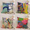 H-Henri M-Matisse Painting Pillow Case Home Dorm Chair Back Short Plush Double-Sided Printing Office Nap Time Cushion Cover