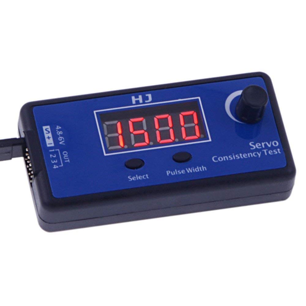 

WINGONEER Digital Servo Tester, ESC Consistency Tester with Motor Throttle Display for RC Helicopter Airplanes