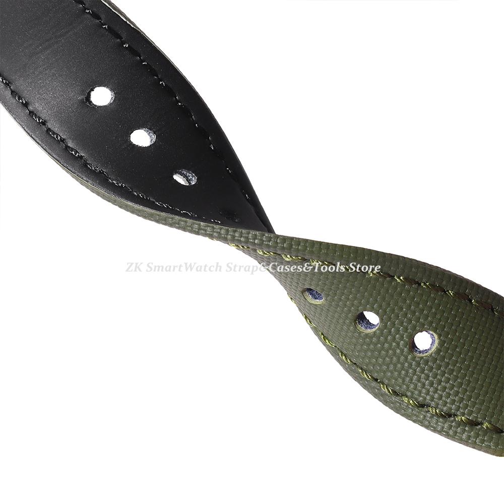 20mm 22mm Sailcloth Straps for Omega for Blancpain for Seiko Divers Watches Men Women Quick Release Waterproof Watch Band