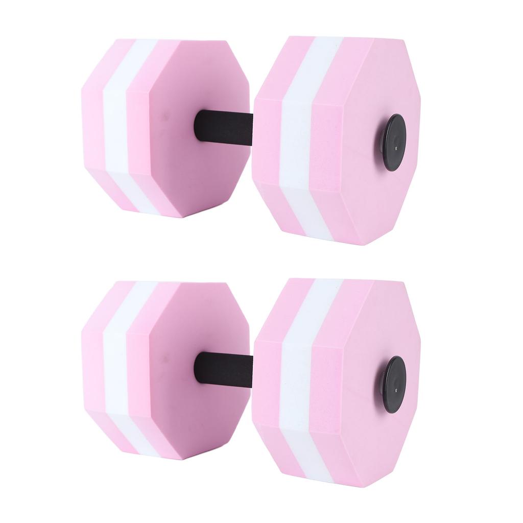 2Pcs Aquatic Dumbbells EVA Flexible Floating Water Dumbbells for Kids Adults Swimming Training Water Sport