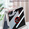 GKK For Samsung Galaxy Z Flip7 5G Case Magnetic Hinge Protection PC Phone Cover with Anti-Spy Tempered Glass Film
