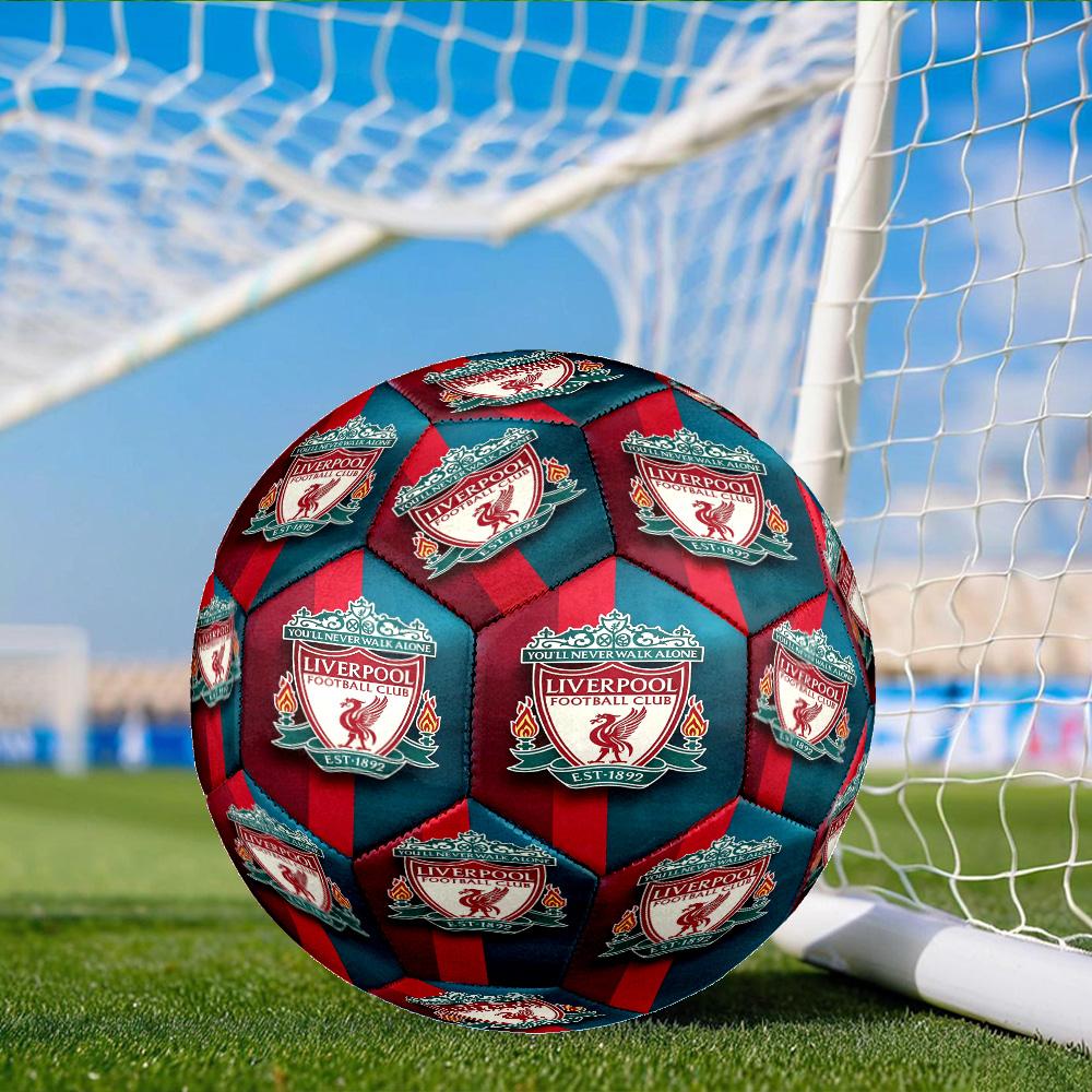 Liverpool Football Club  Size 5 Soccer Balls, Anti-Slip, Protective Football, Outdoor Sport, Practice Games, Birthdays Gift Suitable for fan