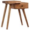 Vidaxl Solid Acacia Wood Nightstand, 45 X 32 X 55 Cm