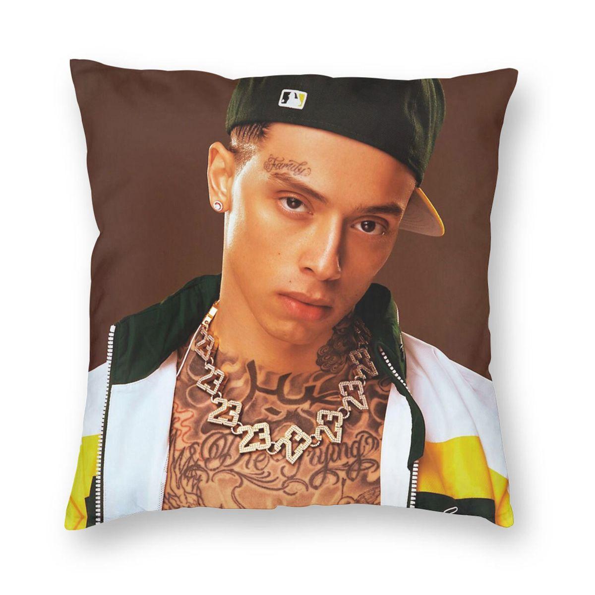 

Central Cee Uk Rapper Pillowcase Polyester Linen Velvet Printed Zip Decor Home Cushion Cover 30x30cm