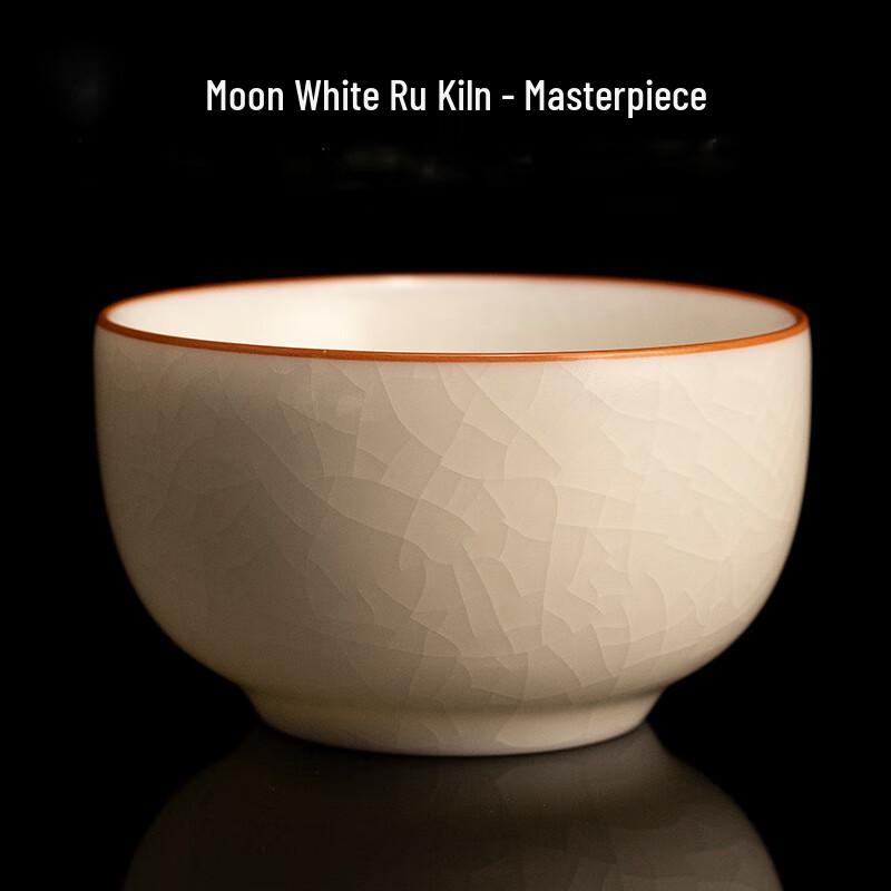Baizi en Ru Kiln Moonlight White Teacup