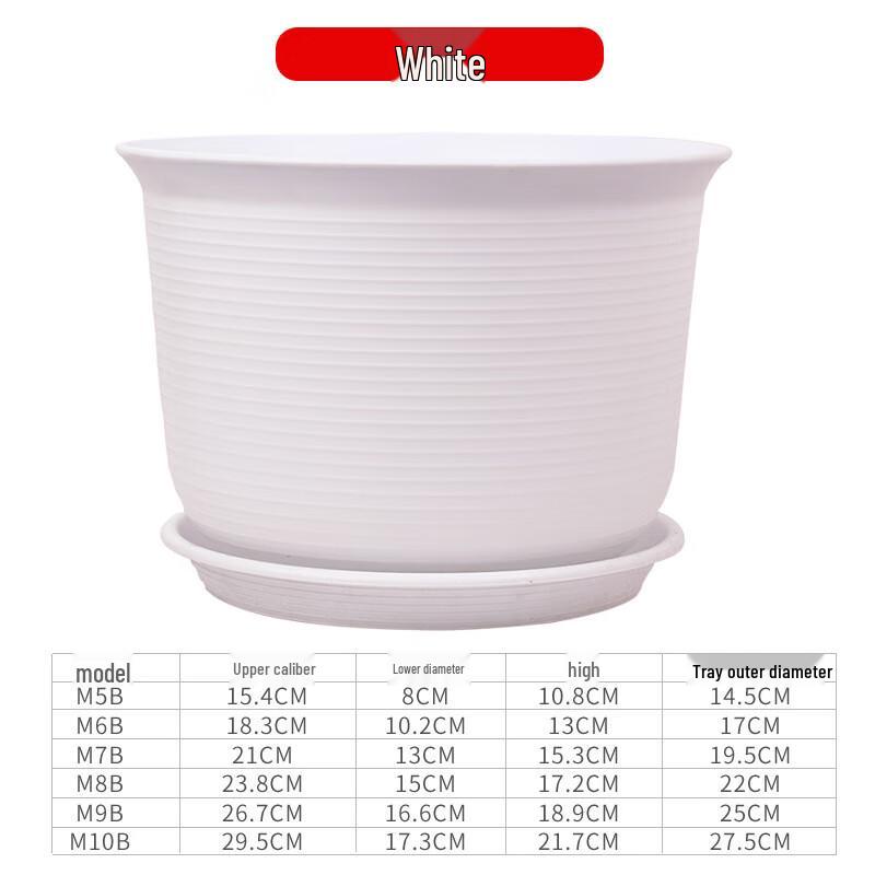 Eco-Friendly Resin Imitation Ceramic Flower Pot