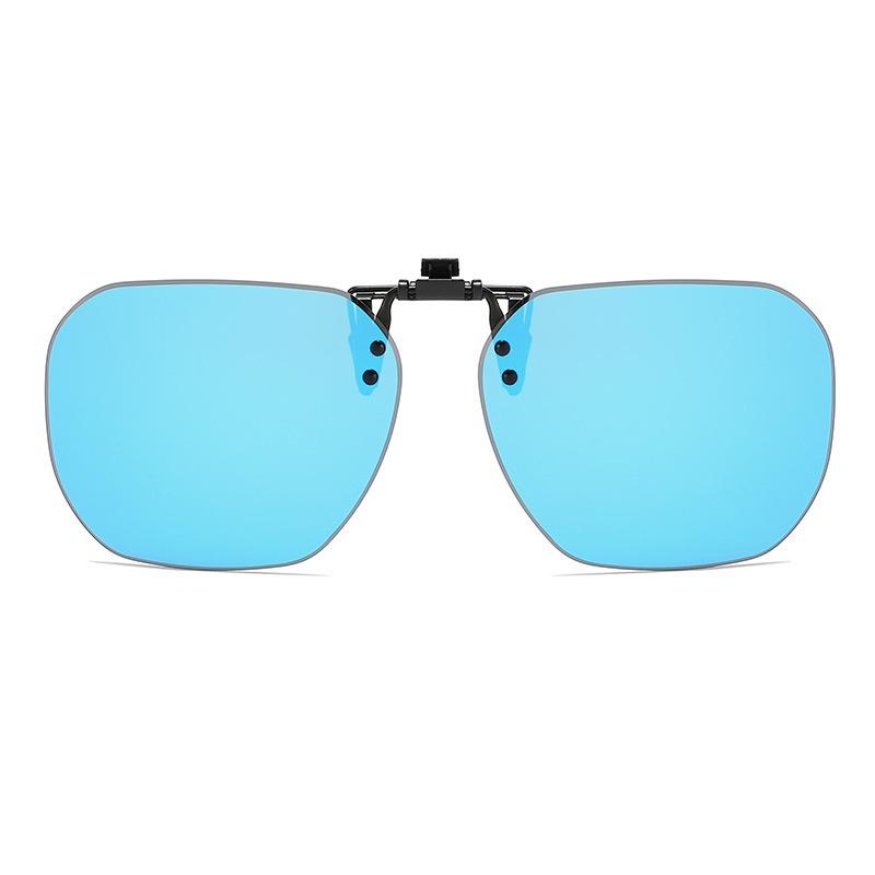 New Arrival Flip-up Sunglasses Clips for Myopia Glasses Retro Square  Glass Clip-on Sunglass Clip
