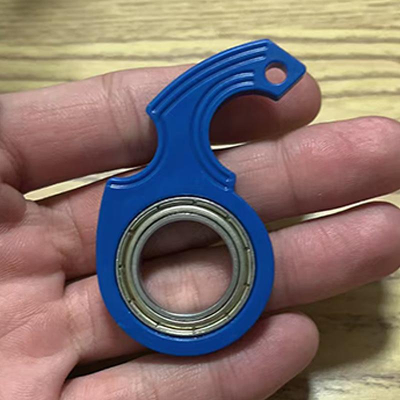 Creative Keychain Spinner Fidget Toy With Key Ring Cool Edc Stuff Anxiety Adhd Stress Relief Toys For Teens Boys Girls Adults