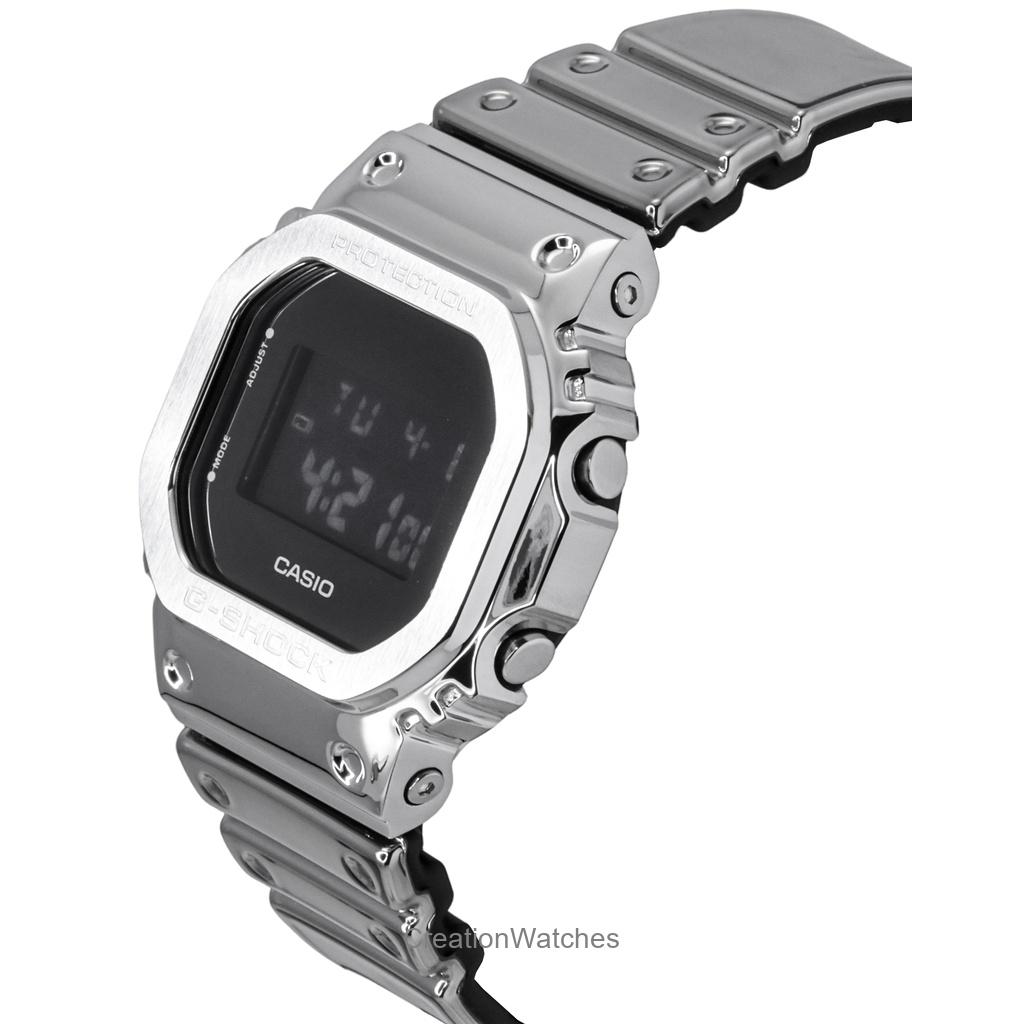 Casio G-Shock G-Steel Digital Fine Metallic Tough Silicone Strap Quartz GM-5600YM-8 200M Men's Watch