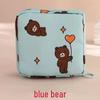 Cartoon Menstrual Pad Storage Bag - Portable and Compact for Students