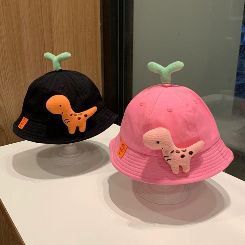 Casual Fisherman Hats Cartoon Dinosaur Sunshade Hat New Bucket Hat  Spring Summer