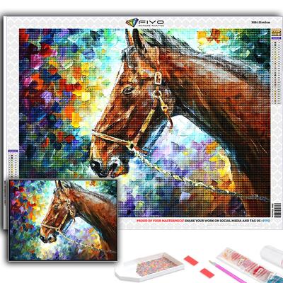 Pittura Diamante 5D Animale Fai da Te Ricamo Diamante Strass Decorazione Casa