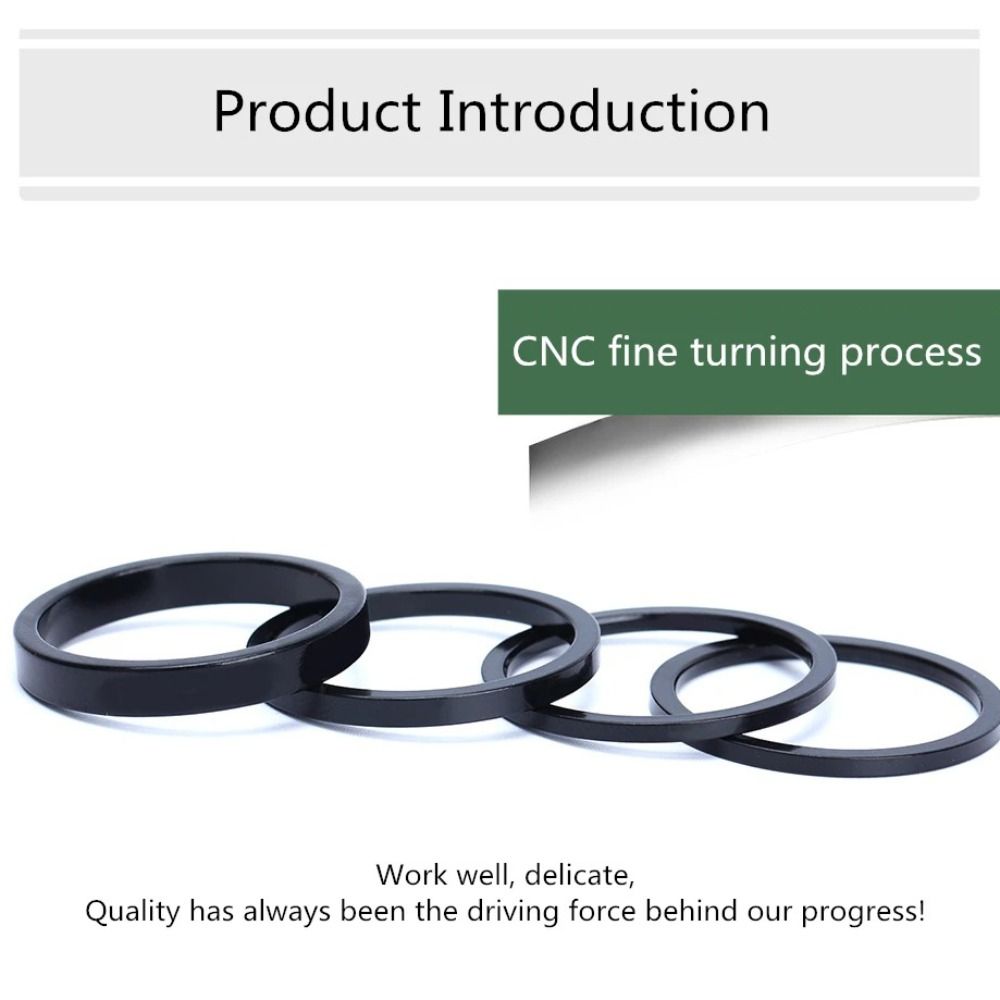 3pcs Raise Handlebar Bike Fork Washer Aluminum Alloy Handlebar Raise Ring Headset Spacers  Cycling