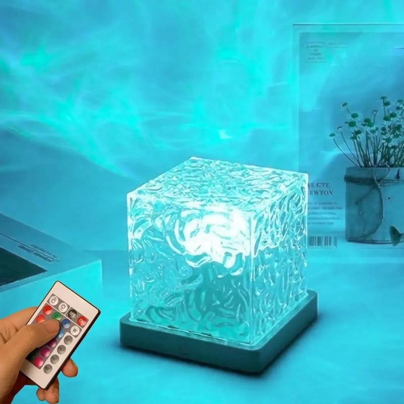 Ocean Wave Projector Light 16 Colors Midnight Aura Aurora Glow Lamp Home Office Bar Restaurant Underwater Projector Night Light