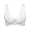Women's Sexy French Lace Seamless Front Buckle Bra