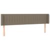 VidaXL LED Headboard Bedroom Furniture Double Bed Accessory Head of Bed Frame Interior Taupe 3123492