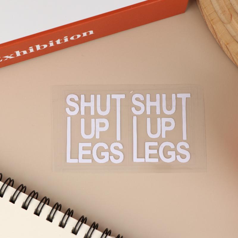 2Pcs Bicycle Frame Top Tube Stickers Shut Up Legs Bike Sticker Waterproof Vinyl Decal Decoration For Mtb Bike Accessories