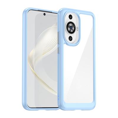 Transparente PMMA + TPU-Hülle für Huawei Nove 11 12 Lite S 12Lite 12S, farbenfrohe, weiche Schutzhülle auf der Rückseite, splitterfest, staubdichte Abdeckung