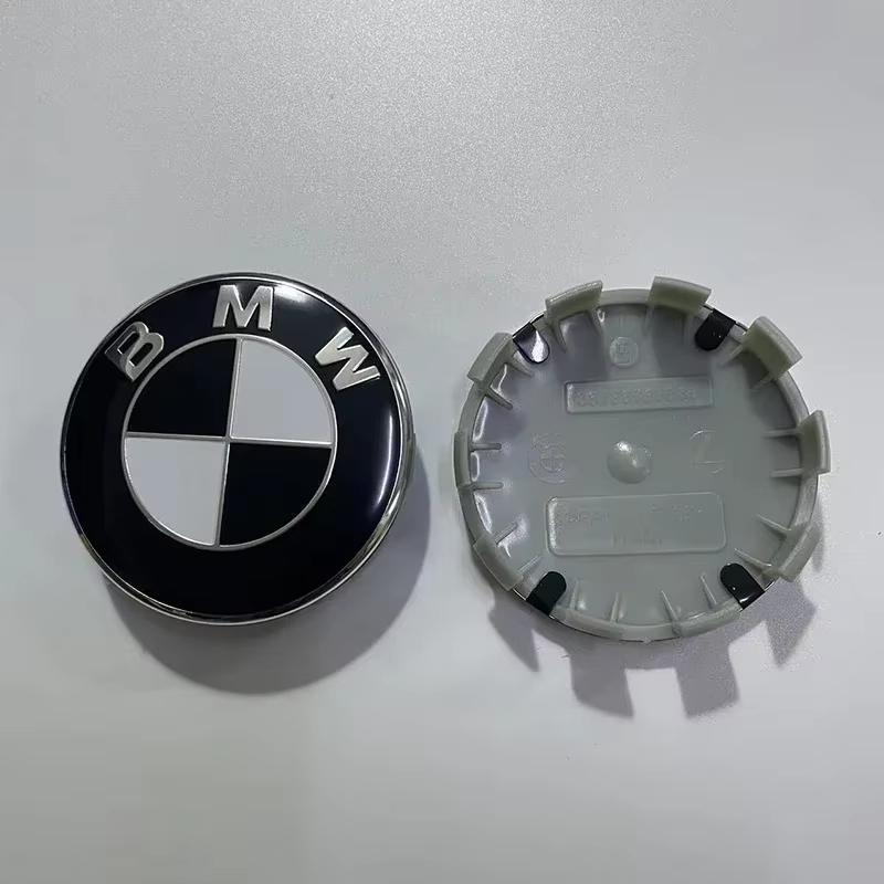 

4PC Car Wheel Center Covers 56/68mm Compatible with X1 X3 X5 E90 E46 E60 F10 F30 F20 G20 E39 E92 G30 E87 E36 F11 E91 F31E30 E70 68MM