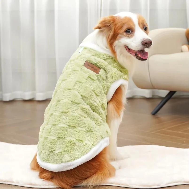 Pet Accessories Winter Dog Clothes For Dogs S-6xl Warm Dogs Coat Schnauzer Pug Clothing Sweatshirts Casual Dog Cat Clothing
