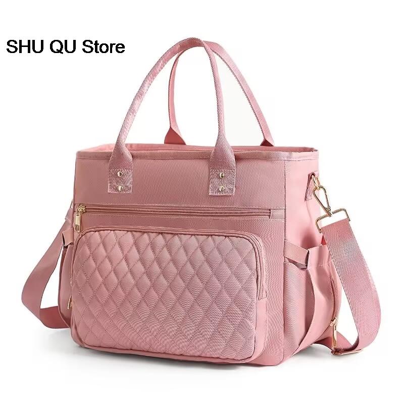 Large Capacity Travel Picnic Handheld Storage Bag Waterproof Leaky Proof Wear Resistant Crossbody Multi Functional Mommy Bag