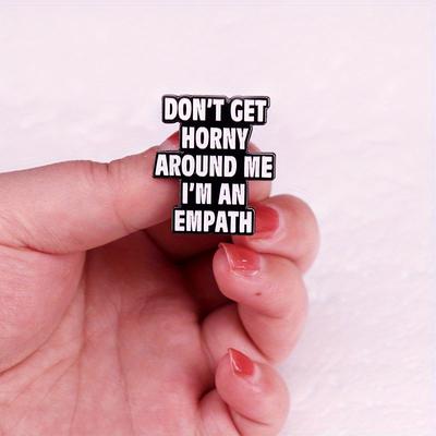 Fascinating and Humorous Metal Badges for Men Suitable for Backpacks Hats Clothing Shoes