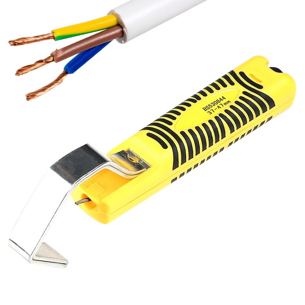 Universal Wire Stripping Tool Rotary Stripping Cutter Strippers Comfortable Grip Adjustable Cable Jacket Remover For Most