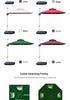 Roman Outdoor Sunshade: Large Camping, Beach, Courtyard, Stall, and Advertising Umbrella