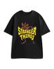 Stranger Things Short Sleeved TShirt Unisex Black Official Merch
