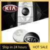 2026 Het Bilklistermärke 10 st Bil Fjärrnyckel Klistermärke Aluminium Emblem Dekoration Dekal För Kia Sportage 3 Rio K2 Ceed Carnival Pican