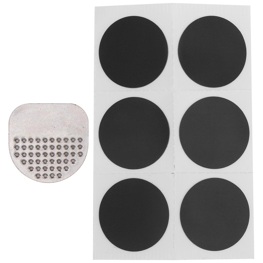 Fahrrad Schlauchflicken Set Fahrradschlauch Reifenpanne Klebefreie Gummipflaster mit Raspel